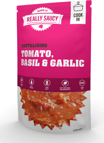 Tantalising Tomato, Basil and Garlic sauce pouch