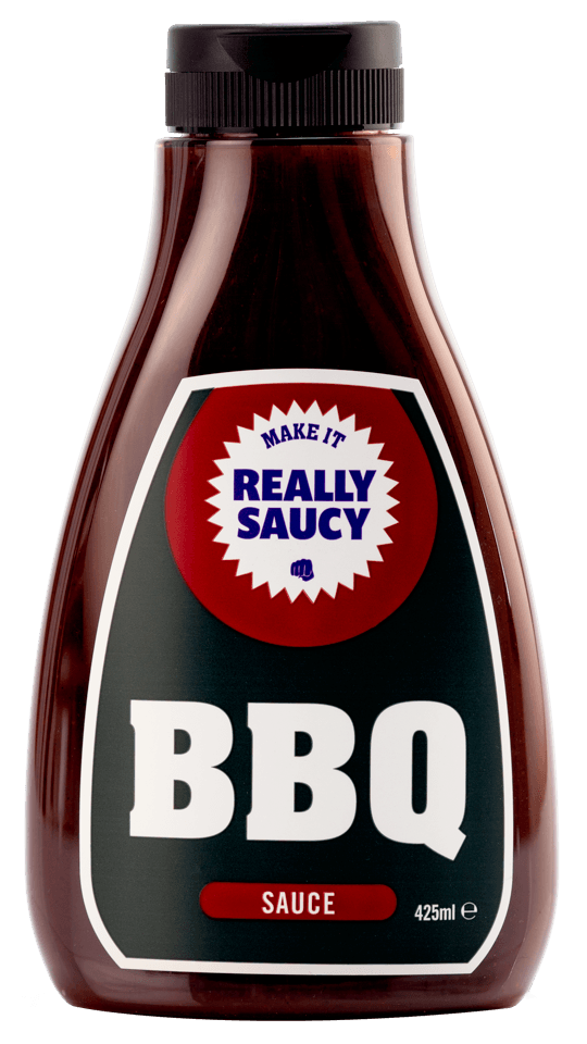 Make it Really Saucy BBQ Sauce retail bottle shot