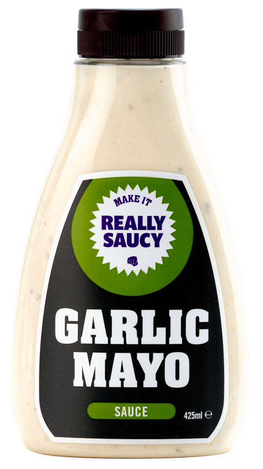 Make it Really Saucy Garlic Mayo retail bottle shot